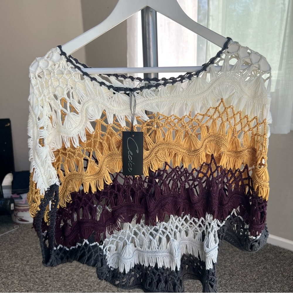 Cecico Crochet Top